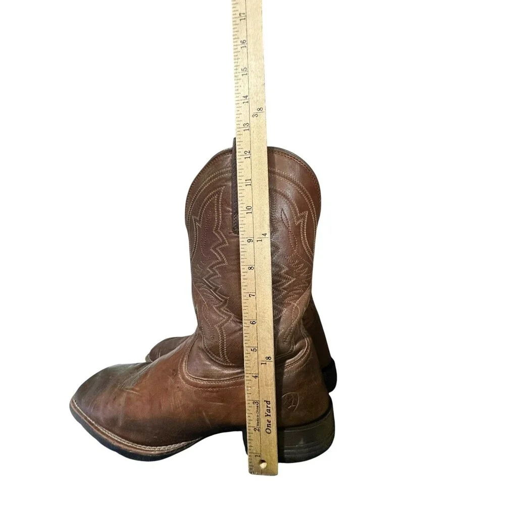 Ariat Men's Hybrid Ranchwork Western Boots Style 10042394 Size 12 D Distressed